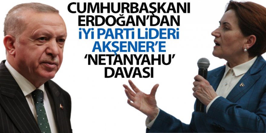 Cumhurbaşkanı Erdoğan İYİ Parti lideri Akşener'e tazminat davası açtı