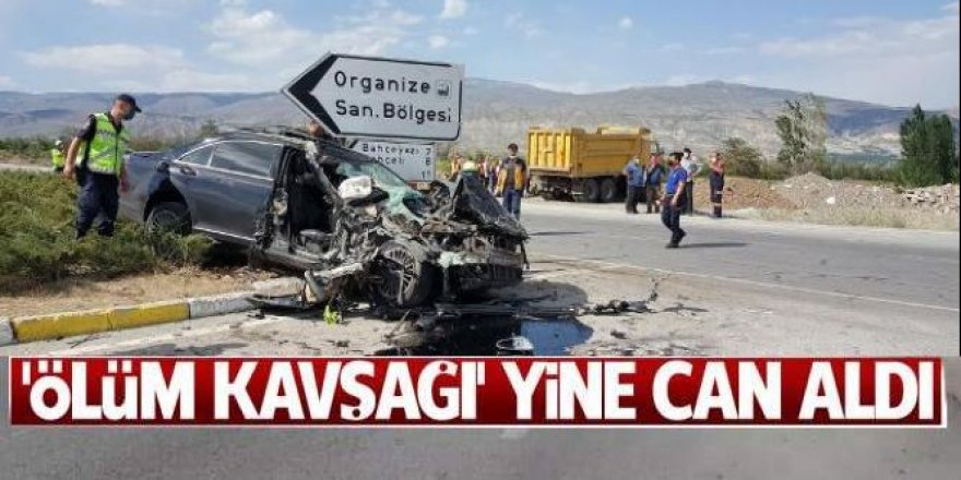 Sürücülerin ’ölüm kavşağı’ dediği kavşakta feci kaza: 1 ölü, 3 ağır yaralı