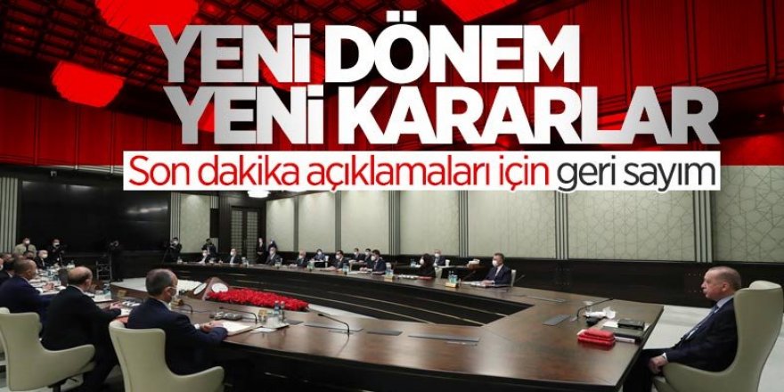 Cumhurbaşkanlığı Kabinesi Cumhurbaşkanı Erdoğan başkanlığında toplanacak