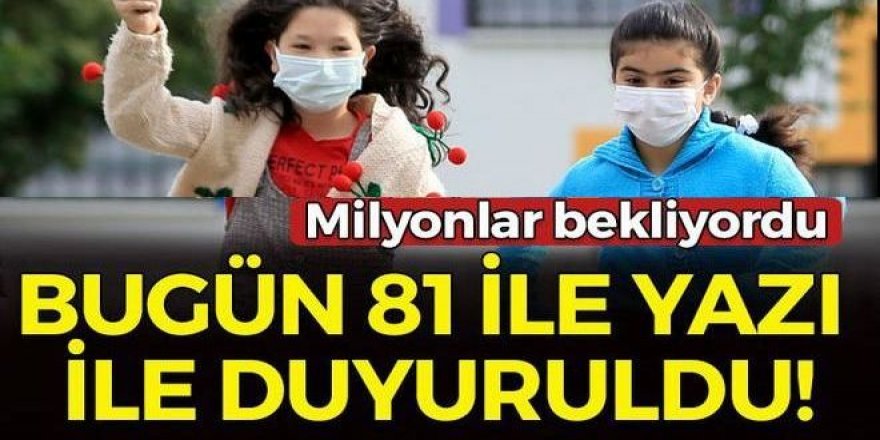 MEB resmen duyurdu! Ve belli oldu, Türkçe, Matematik, İngilizce...