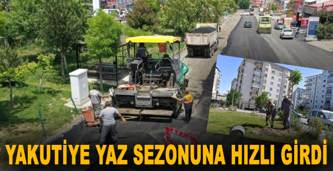 Yakutiye yaz sezonuna hızlı girdi