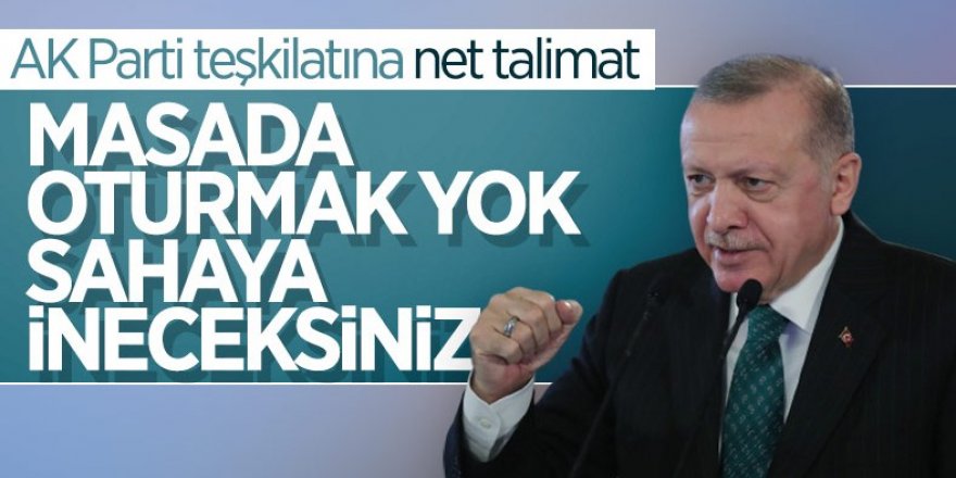 Erdoğan’dan, AK Parti teşkilatlarına ‘2023’ talimatı