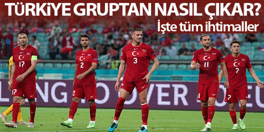 Türkiye gruptan nasıl çıkar? İşte ihtimaller