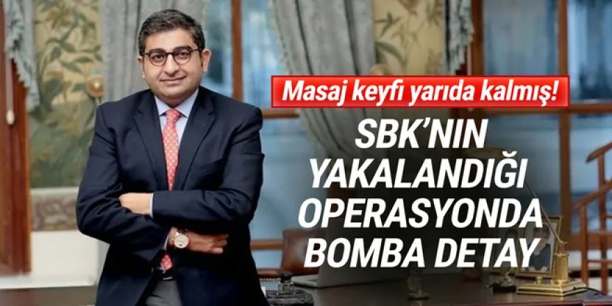 Sezgin Baran Korkmaz masaj salonunda yakalanmış