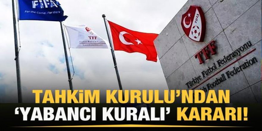 Tahkim Kurulu, yabancı oyuncu kuralına itirazları reddetti