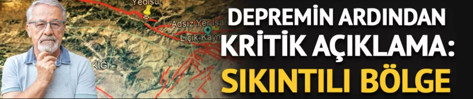 Bingöl'deki depremin ardından Prof. Dr. Naci Görür'den kritik açıklama - Vimarsana News