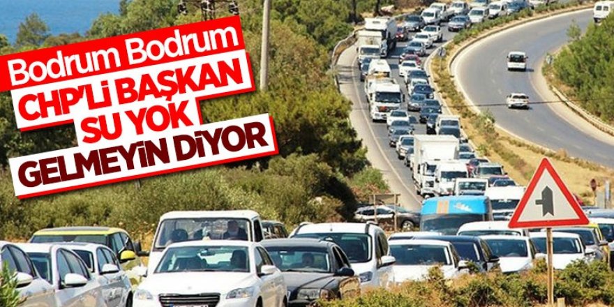 Bodrum Belediye Başkanı Aras: Bu yaz su sıkıntısı yaşayacağız