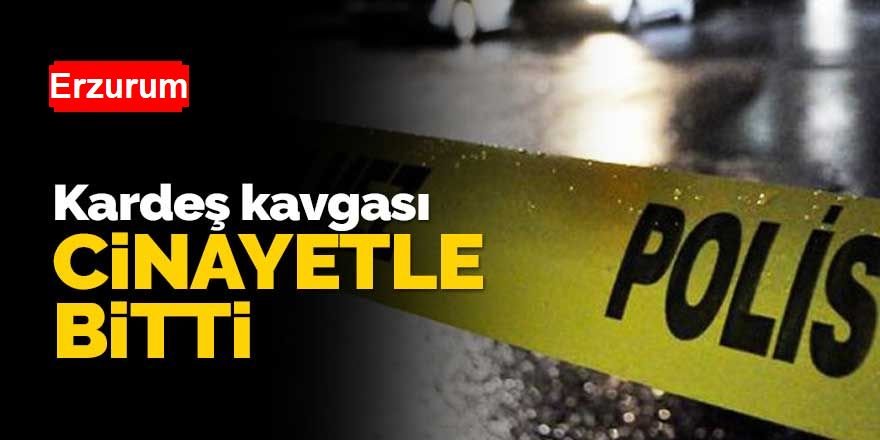 Erzurum'da Ağabeyini bıçaklayarak öldürdü