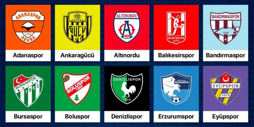 TFF 1. Lig’de 2021-2022 sezonu fikstürü belli oldu