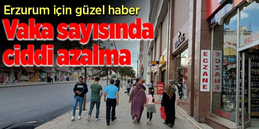 Şehri yönetenler böyle diyor: Erzurum’da vaka sayısında ciddi azalma