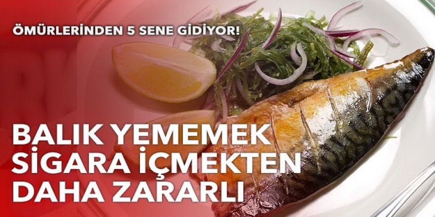 Balık yememek sigara içmekten daha zararlı