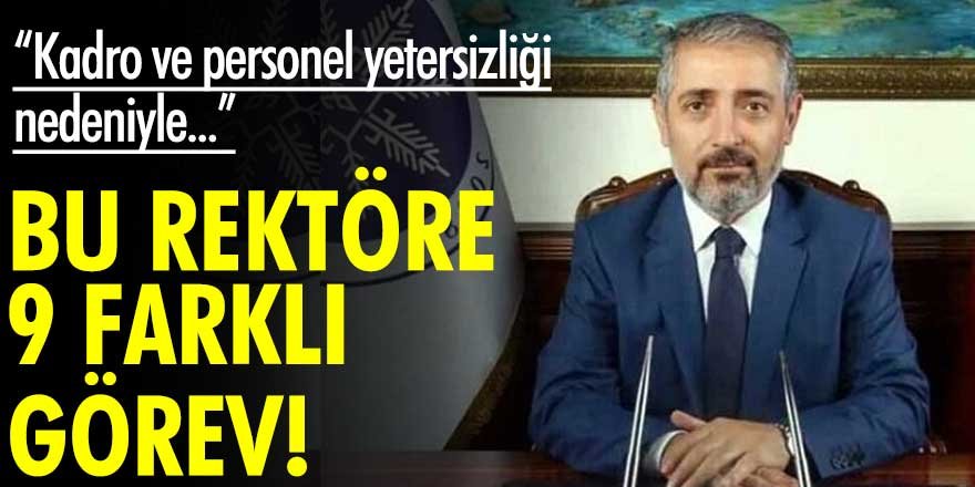 Ardahan Üniversitesi Rektörü Prof. Dr. Biber'e 9 farklı görev!