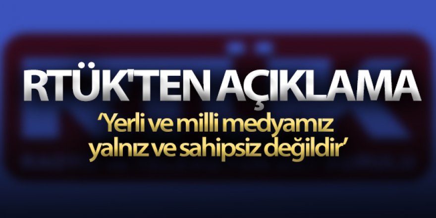 RTÜK'ten açıklama