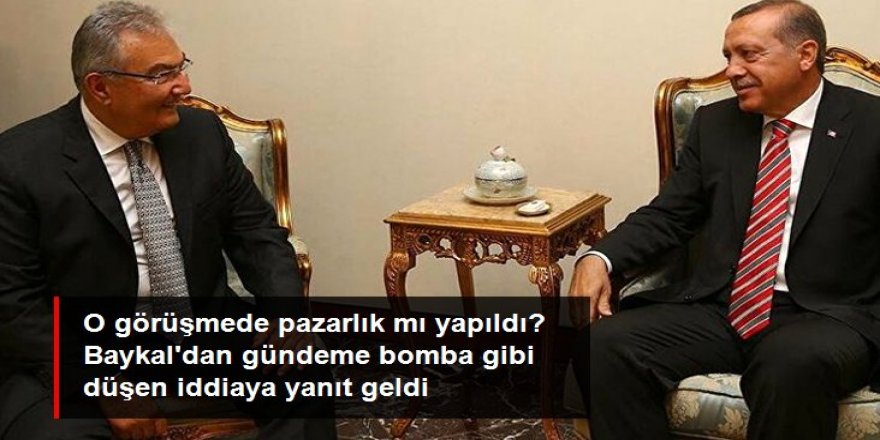 Baykal'dan gündeme bomba gibi düşen iddiaya yanıt geldi