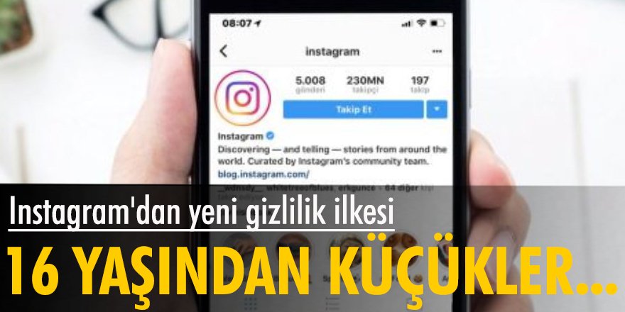 Instagram'dan yeni gizlilik ilkesi