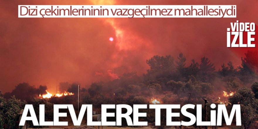 Çökertme Mahallesi alevlere teslim oldu