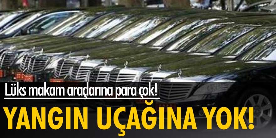 Lüks makam araçlarına para çok!