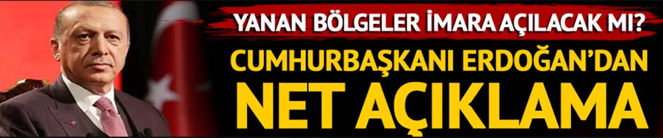 Cumhurbaşkanı Recep Tayyip Erdoğan yangınlarla ilgili son durumu açıkladı - Vimarsana News