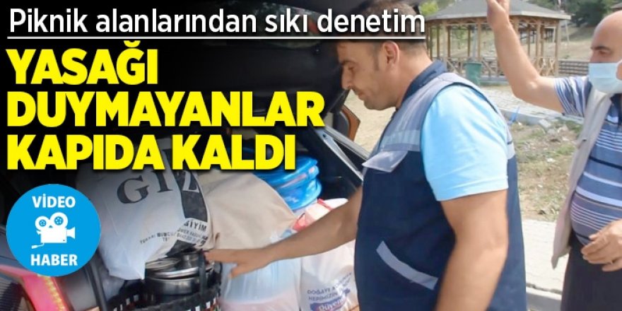 Erzurum'da Yasağı duymayanlar mangalıyla kapıda kaldı