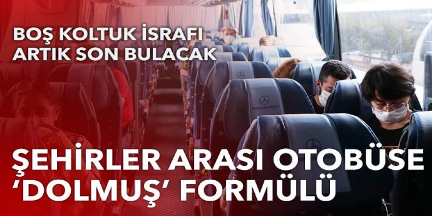 Şehirler arası otobüse dolmuş formülü