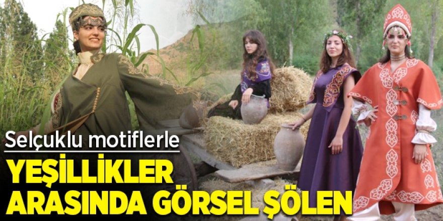 Yeşillikler arasında görsel şölen…