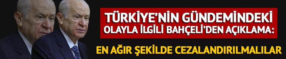 Bahçeli'den Altındağ'daki olayla ilgili açıklama - Vimarsana News