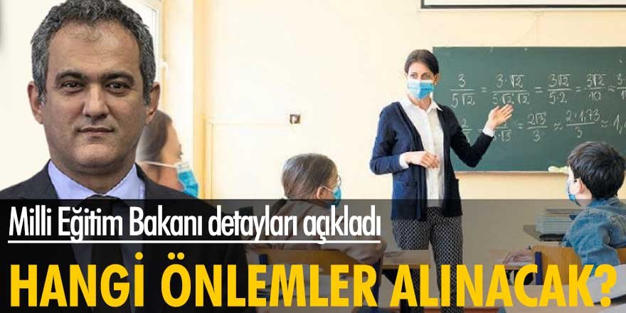 Milli Eğitim Bakanı Mahmut Özer detayları açıkladı!