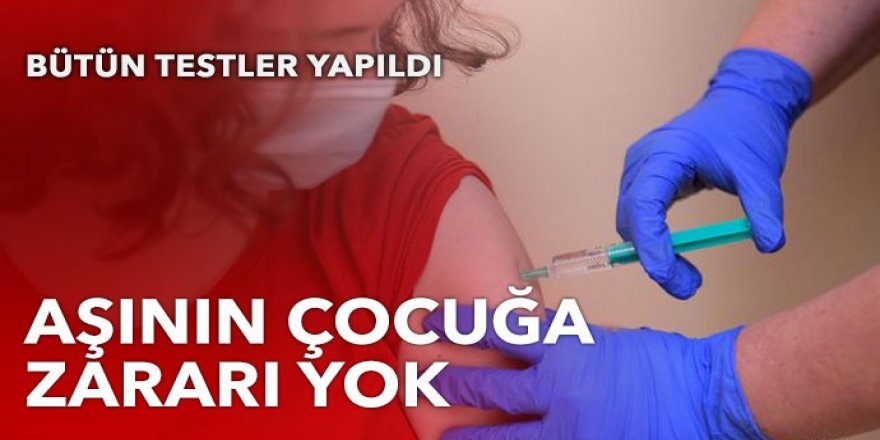 Aşı çocuklarda güvenli