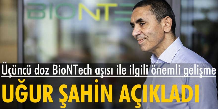 BioNTech aşısı ile ilgili yeni veriler kamuoyu ile paylaşıldı. Üçüncü doz...