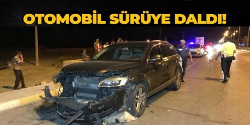 Otomobil sürüye daldı: 25 koyun telef oldu