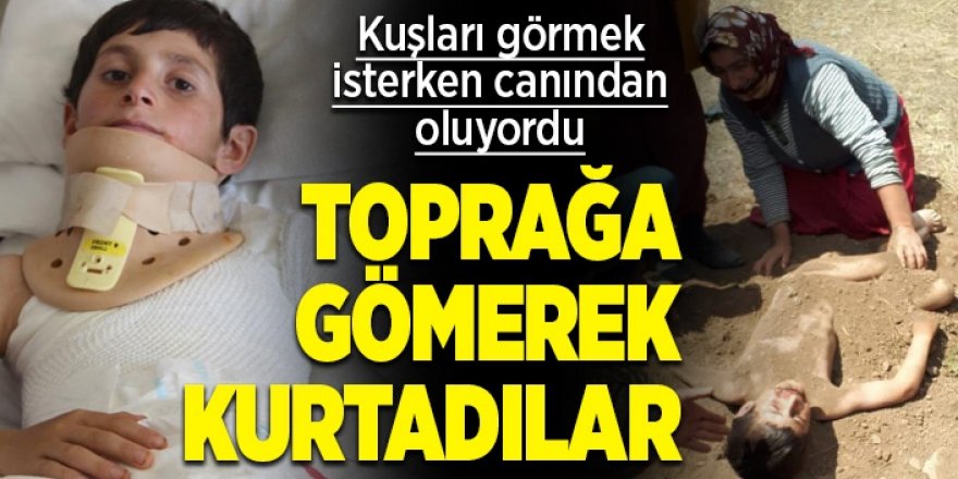 Öldü sanılan çocuğu çobanlar toprağa gömerek kurtardı