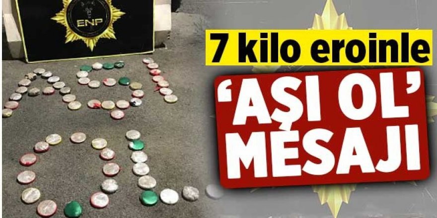 Erzurum'da eroin maddesiyle ‘aşı ol’ yazıp, çağrıda bulundular