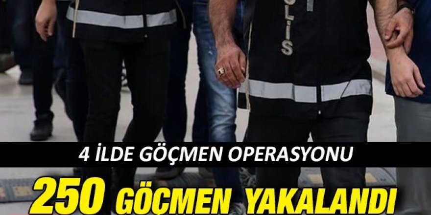 190 göçmen yakalandı