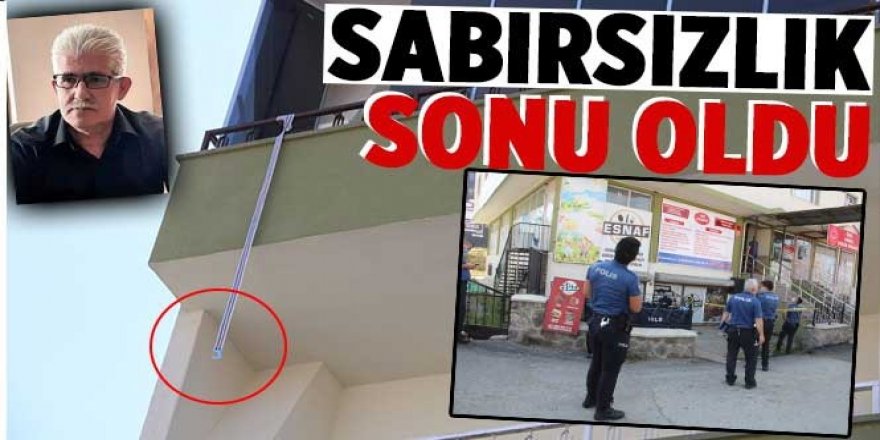 Erzurum'da Evine giremeyen adamın sabırsızlığı sonu oldu