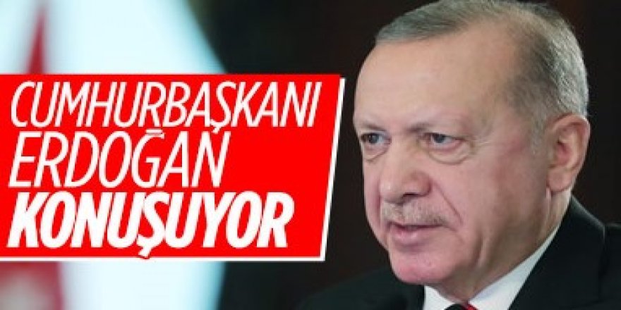 Cumhurbaşkanı Erdoğan Malazgirt'te konuşuyor