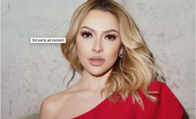 Hadise derin göğüs dekoltesiyle olay oldu