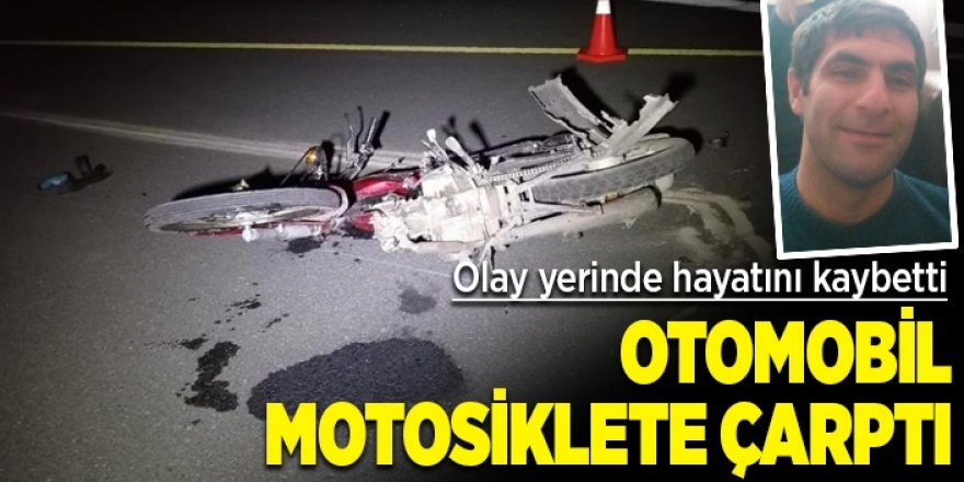Erzurum’da otomobil ile motosiklet çarpıştı: 1 ölü