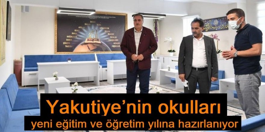 Yakutiye'de okullar hazırlanıyor