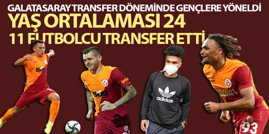 Galatasaray transfer döneminde gençlere yöneldi