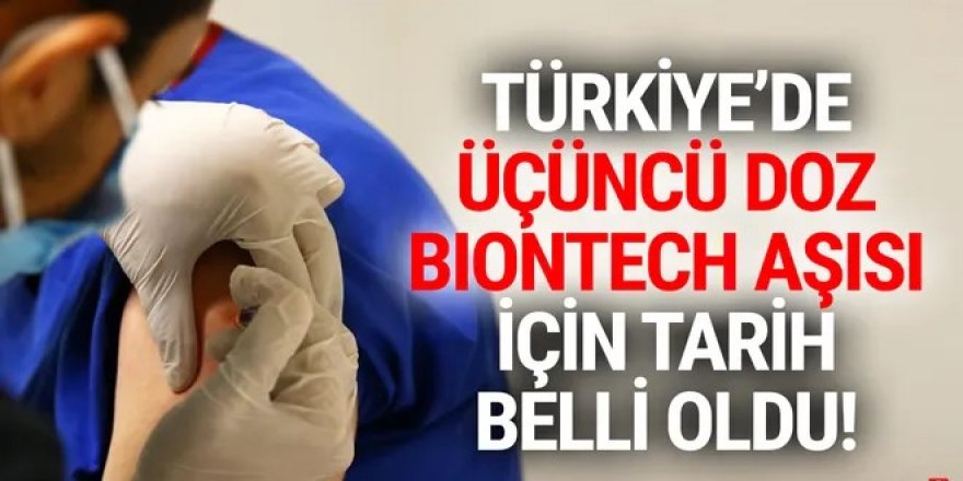 BioNTech aşısı yaptıranlar dikkat!