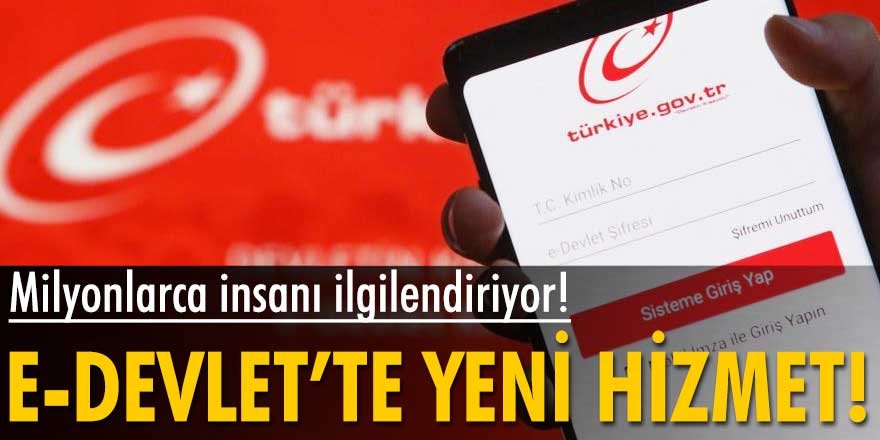 E-Devlet'ten yeni 'kimlik kartı' hizmeti bugün başladı