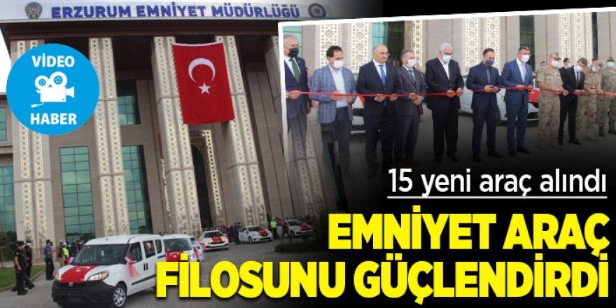 İl Emniyet Müdürlüğü araç filosunu güçlendirdi