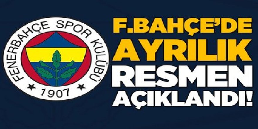 Fenerbahçe'de ayrılık resmen açıklandı! Ali Muhammed...