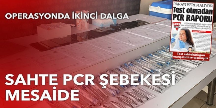 Sahte PCR testiyle milyonluk vurgun