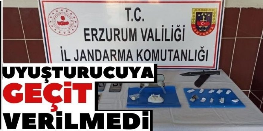 Erzurum'da uyuşturucu operasyonu