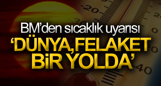 BM'den sıcaklık uyarısı: 'Dünya, felaket bir yolda'