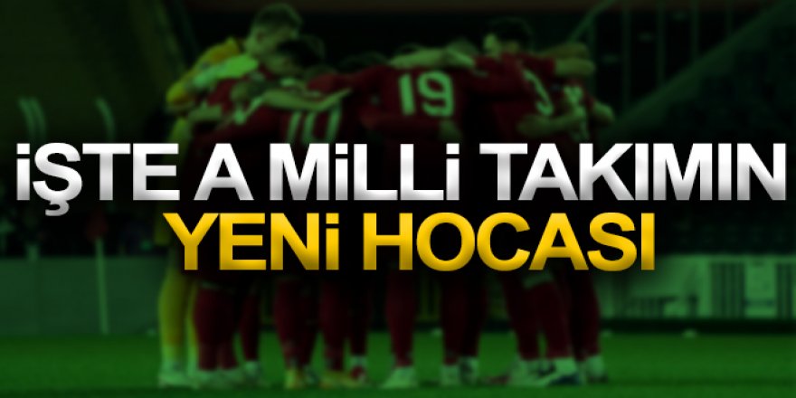 İşte A Milli Takımın yeni hocası!