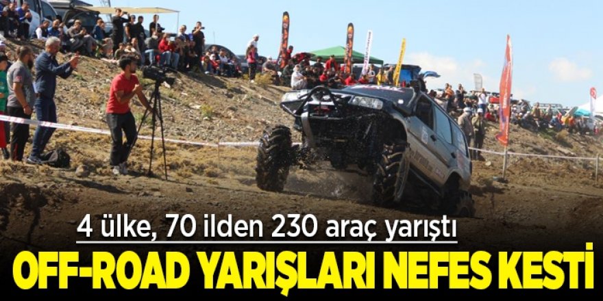 Off-road yarışları nefes kesti