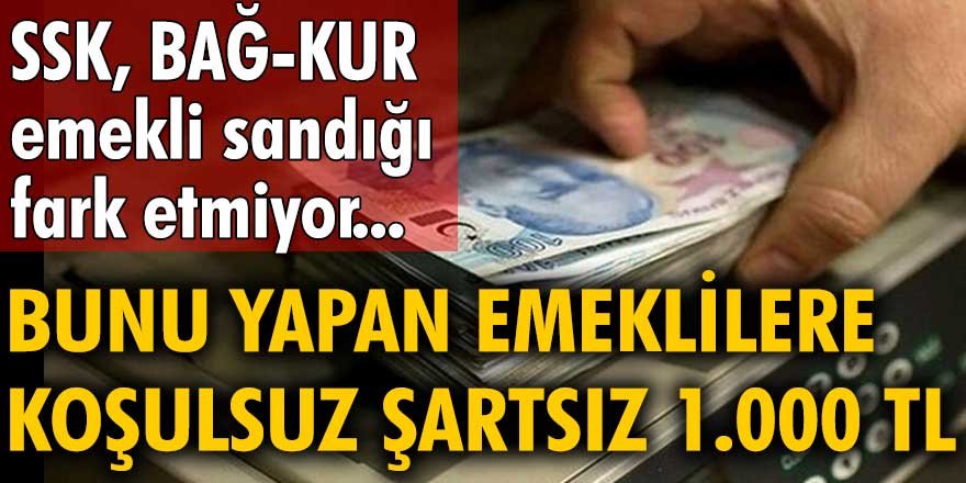 SSK, BAĞ-KUR, emekli sandığı fark etmiyor...