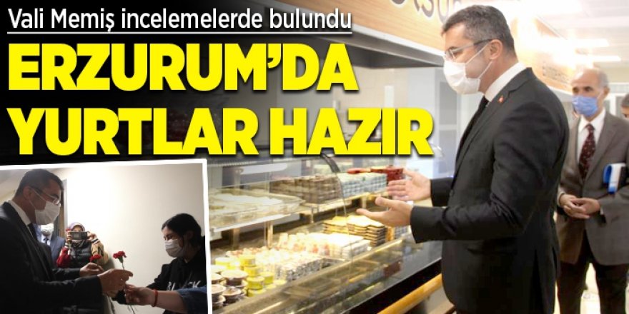 Erzurum’da KYK yurtları üniversite öğrencilerini ağırlamaya hazır